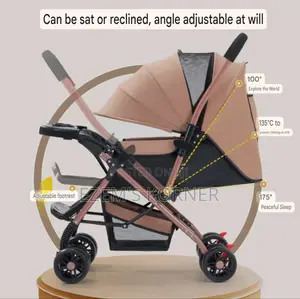 Two Way Baby Stroller[Can Sit, Lie Down, Lightweight, Foldable]