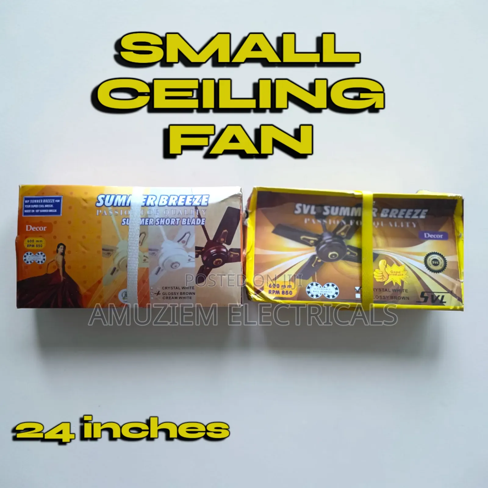 Ceiling Fan(Small)- SVL