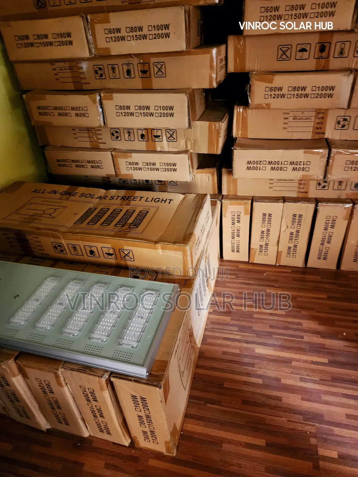100w Solar Streetlights
