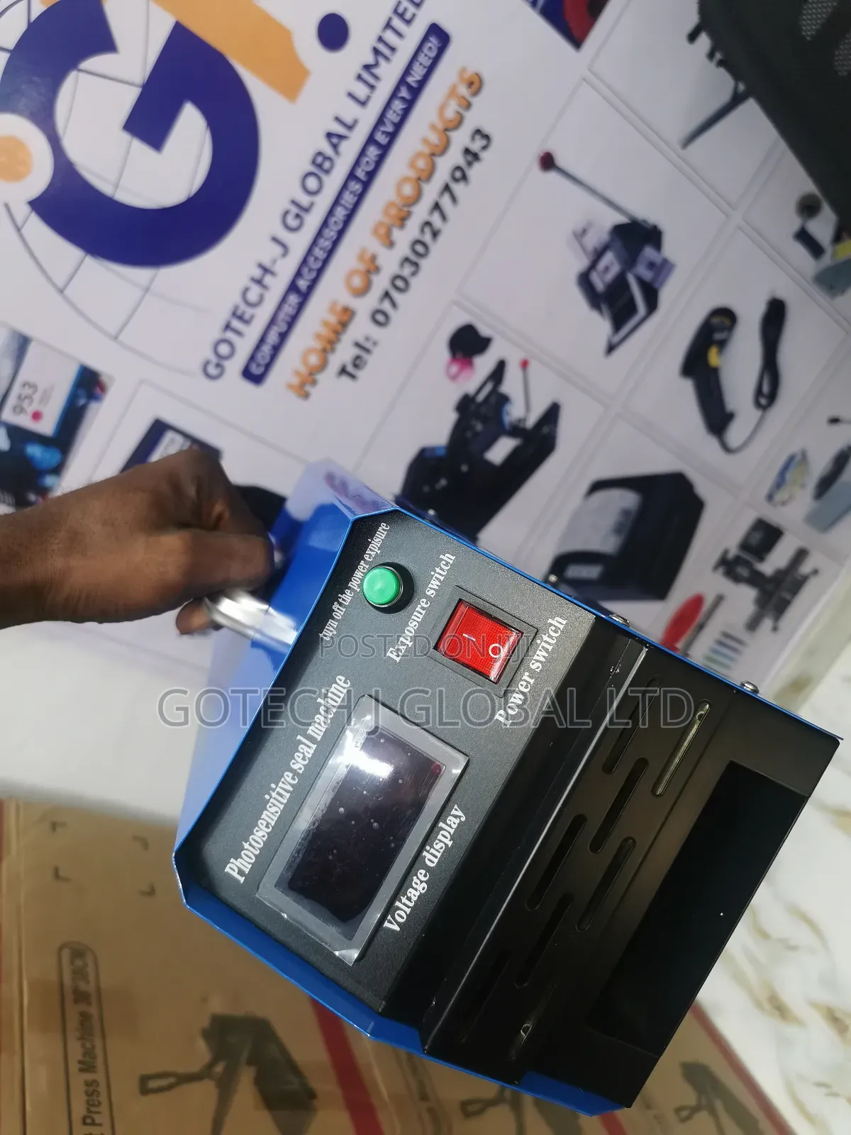 Stamp Machine Photosensitive Flash