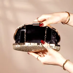 Gold Shell Party Clutch