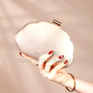 Gold Shell Party Clutch