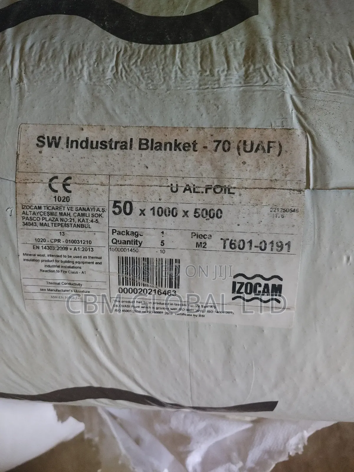 50mmx1mx5m Rockwool