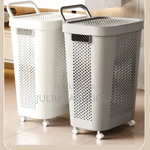 Large Capacity Elegant Plastic Laundry Basket