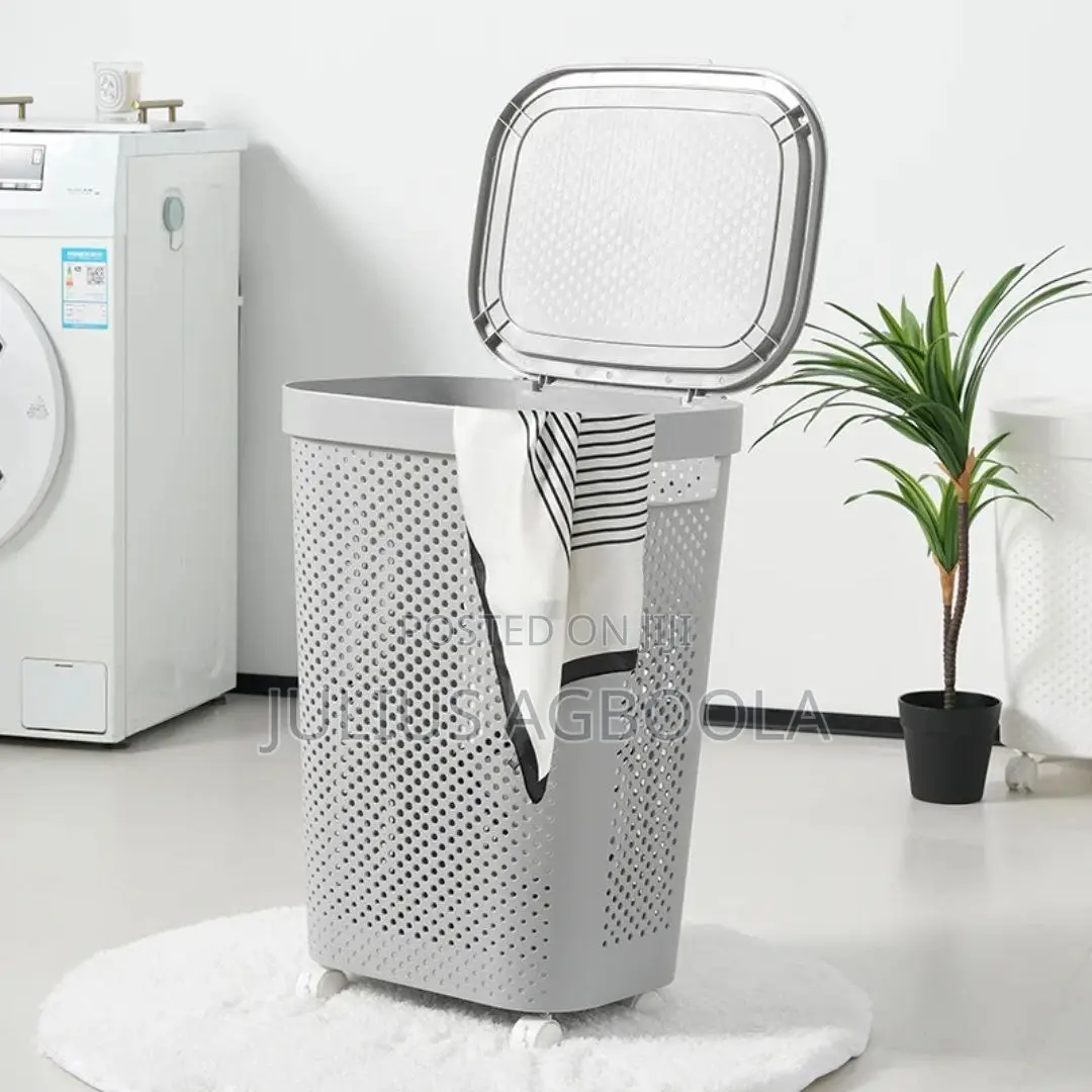 Large Capacity Elegant Plastic Laundry Basket