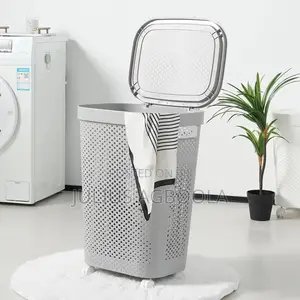 Large Capacity Elegant Plastic Laundry Basket