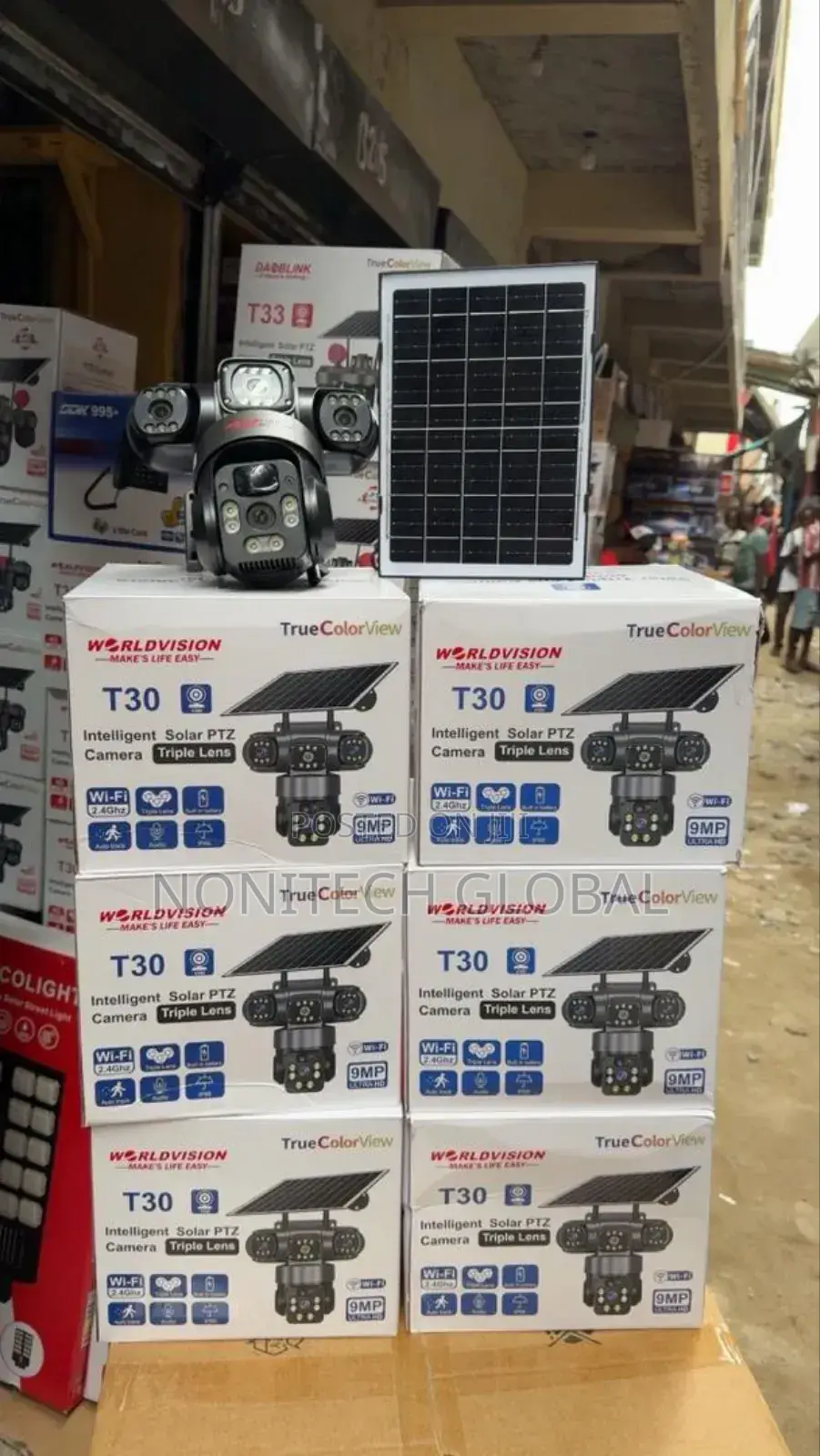 V380 Triple Lens Wifi Camera
