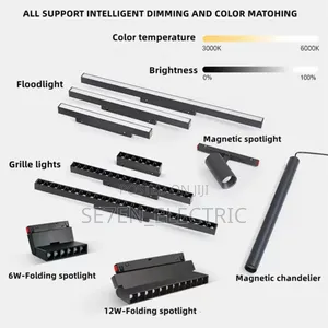 Smart Homes Tuya Magnetic Track Lighting Systems.