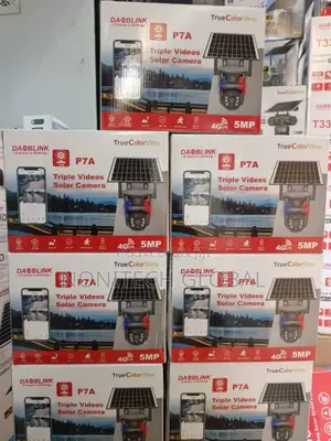 V380 Triple Lens Camera With Solar Panel
