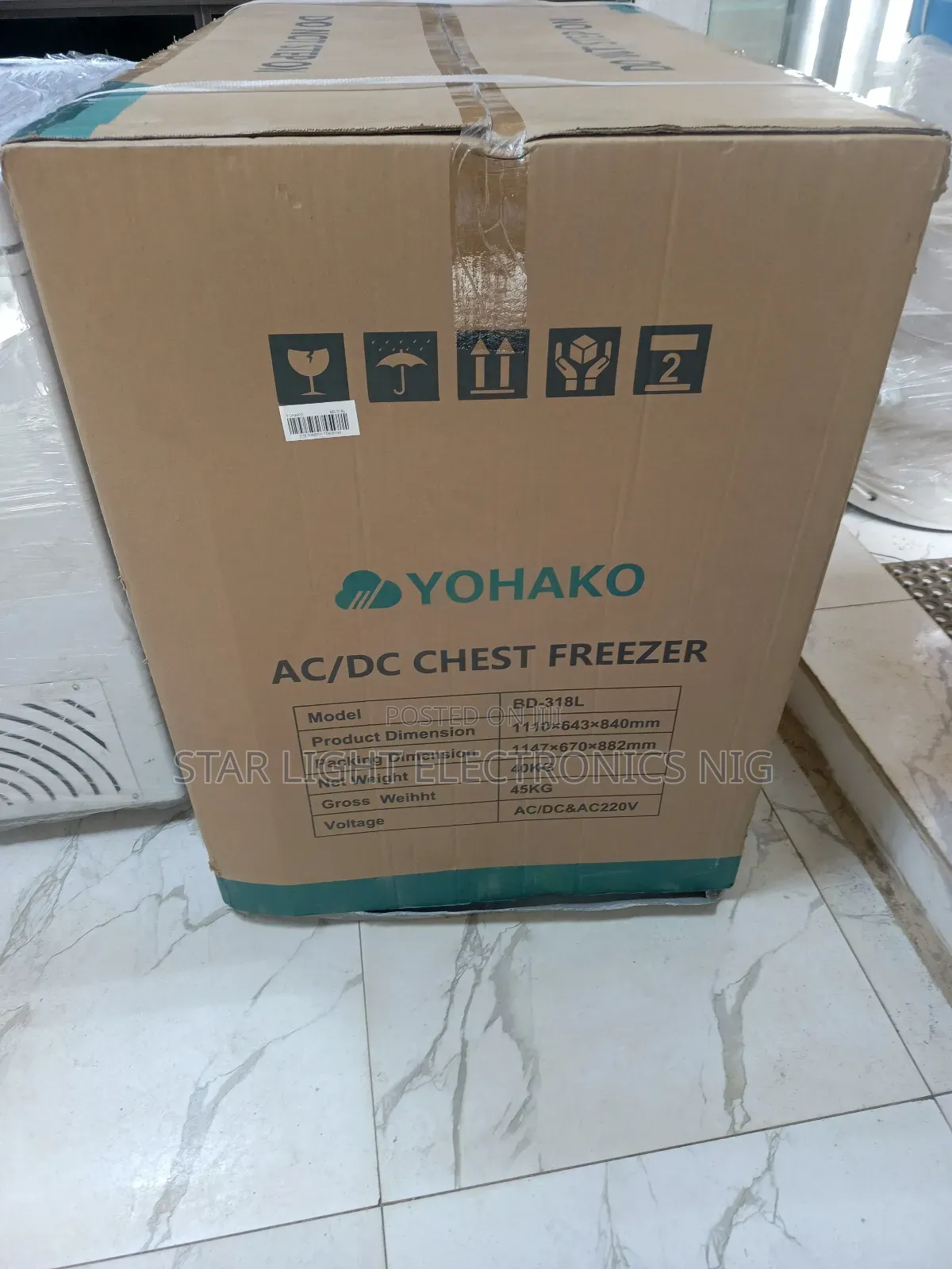 318 Liters Dc Solar Freezer Yohako