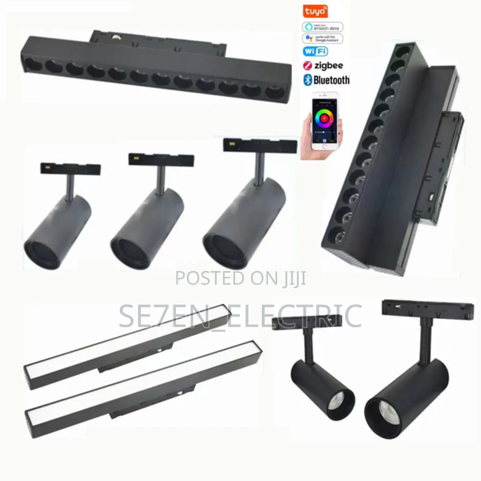 Tuya Smart Home Magnetic Track Lighting Systems.