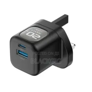 Gan Android Charger Typec iPhone Charger Usb 2in1 Port Fast Head