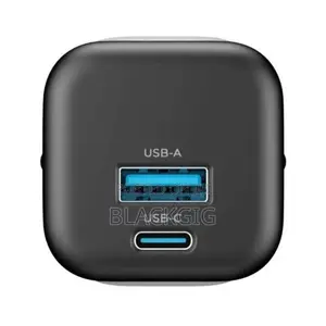Gan Android Charger Typec iPhone Charger Usb 2in1 Port Fast Head