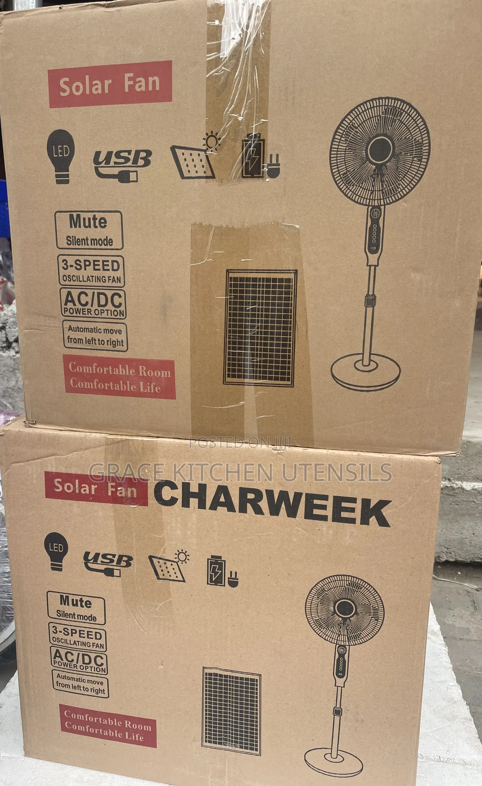 Solar Fan Charweek