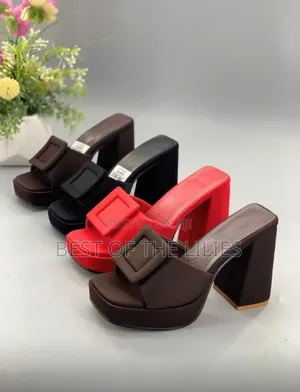 Quality Block Heels Slippers for Women