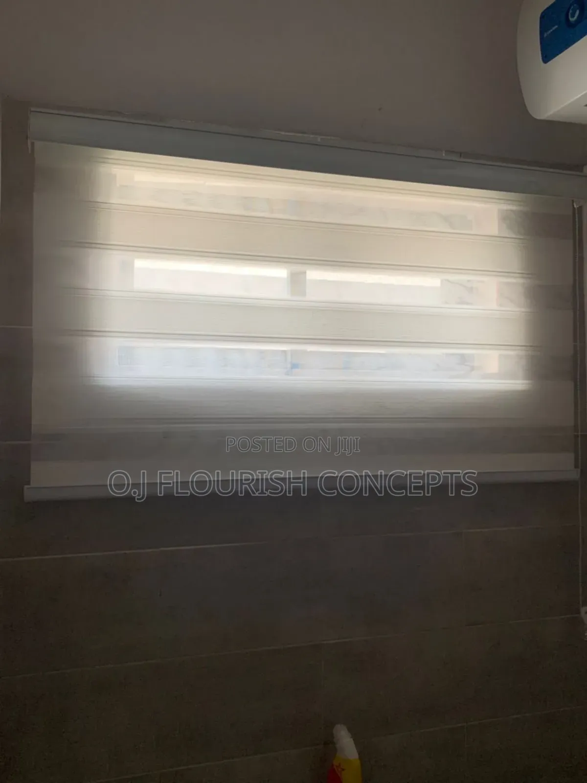 Folded White Window Blinds