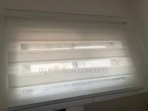 Folded White Window Blinds