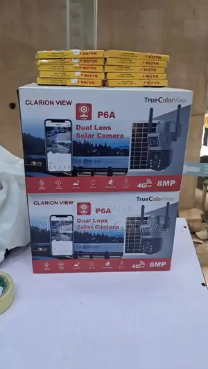 Duel Lens V380 Camera With Solar Panel