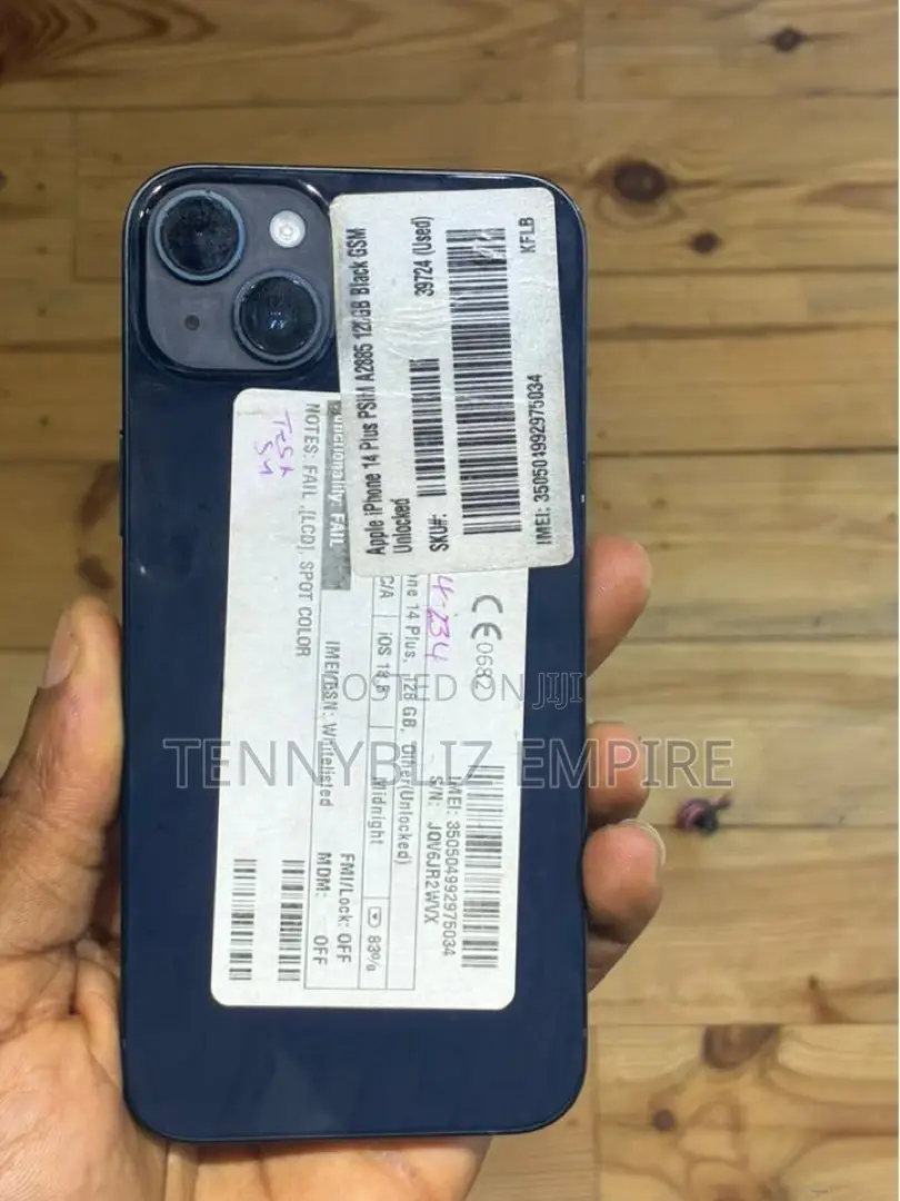Apple iPhone 14 Plus 128 GB Black