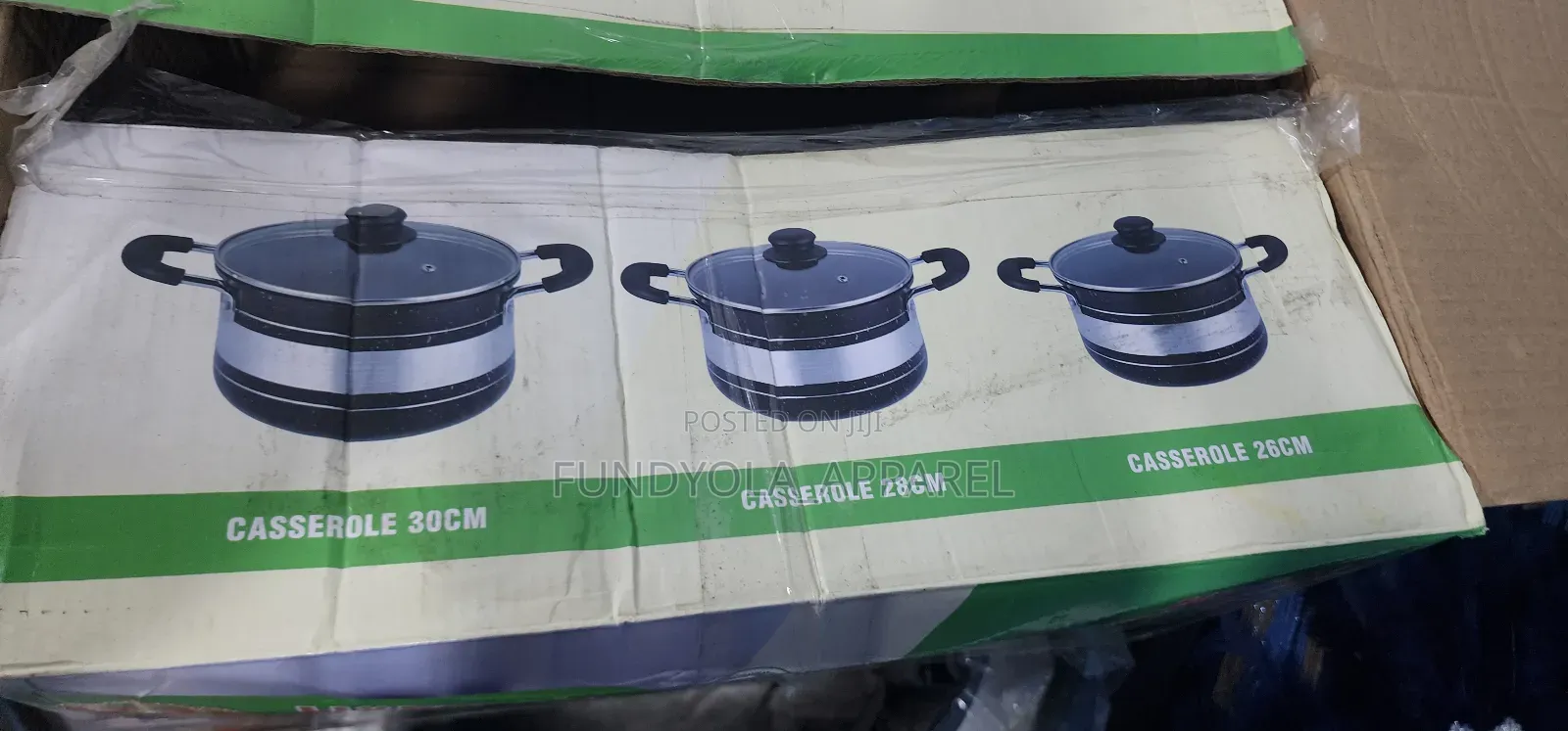 3pcs Set Non Stick Big Size Pot