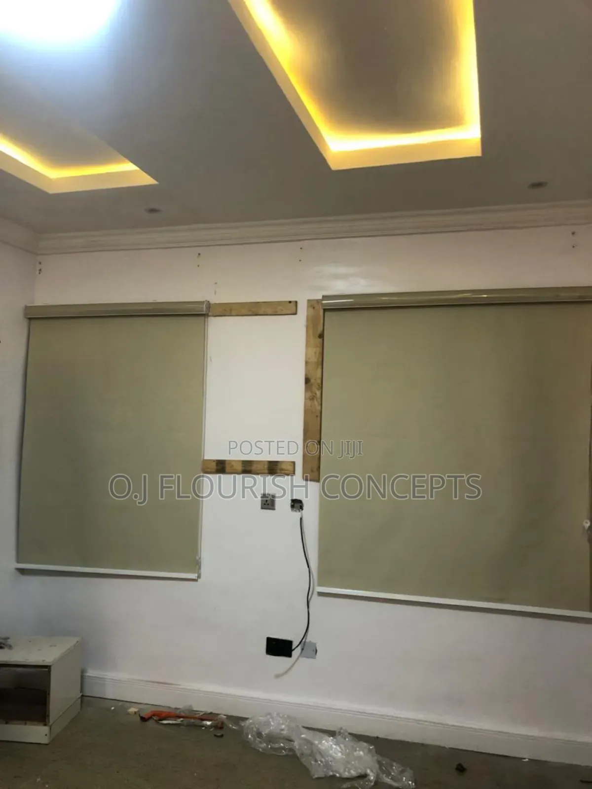 Cream Blackout Roller Window Blinds