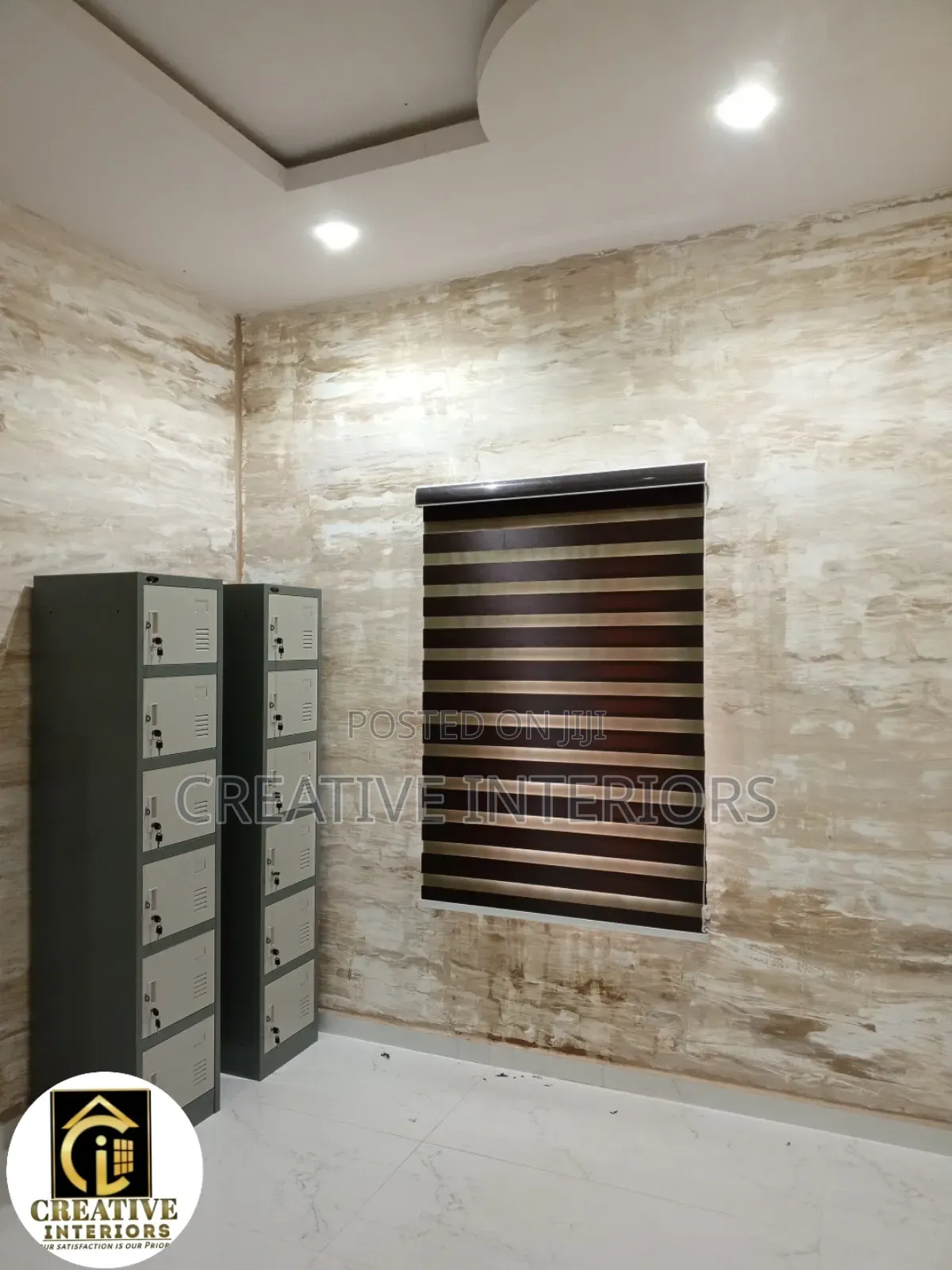 Grey Colour Window Blinds