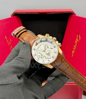 Cartier Chronograph Watch | Luxury Design | Multiple Colours