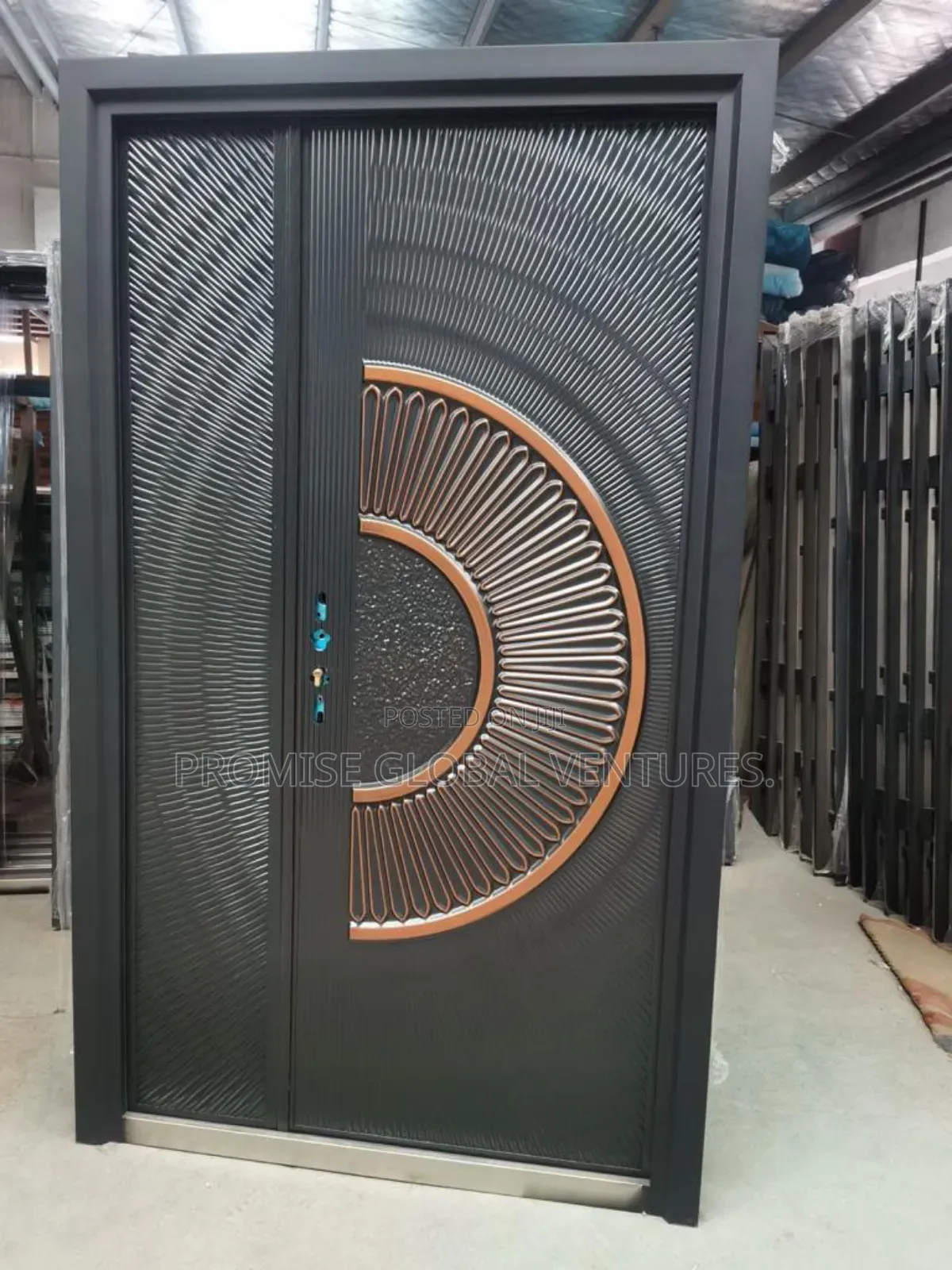 4ft Copper Cast Door