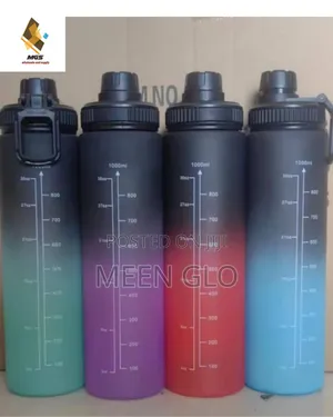 1000ml Motivational Sports Water Bottle