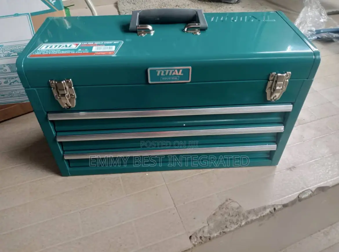 Total 97-piece Industrial Tool Chest Set.