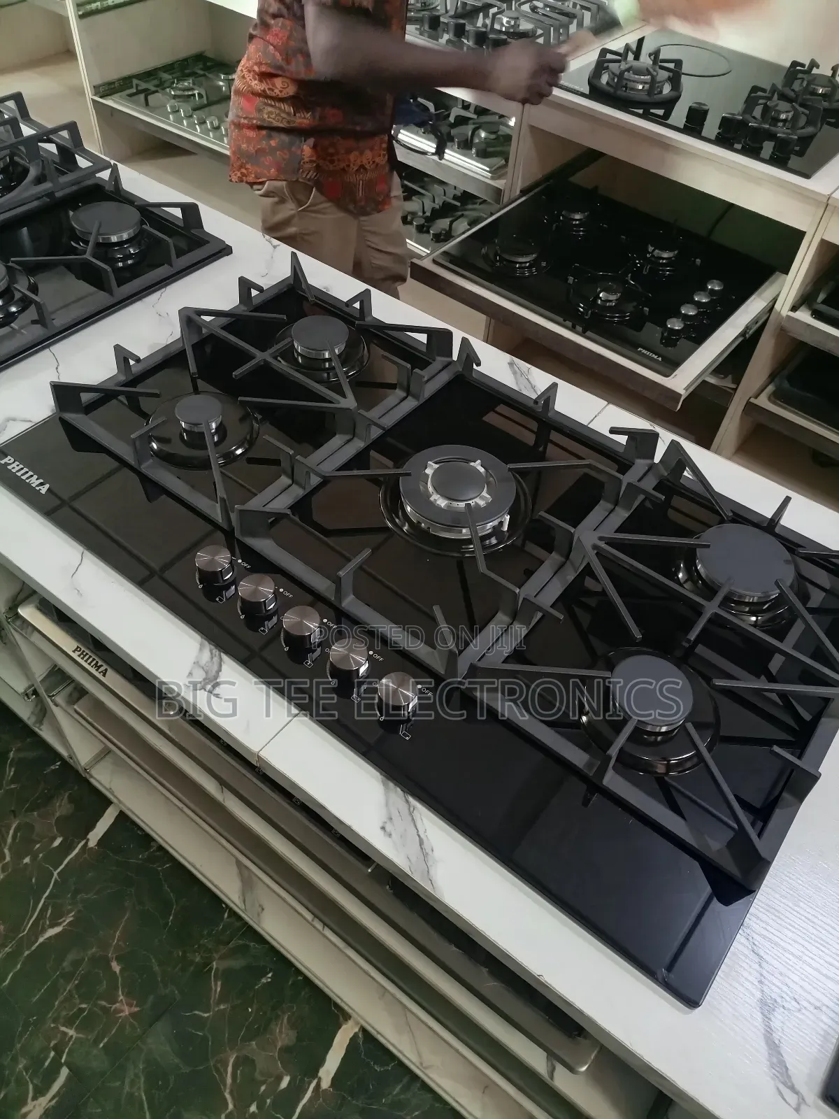 Phiima 5burners Inbuilt Cooker