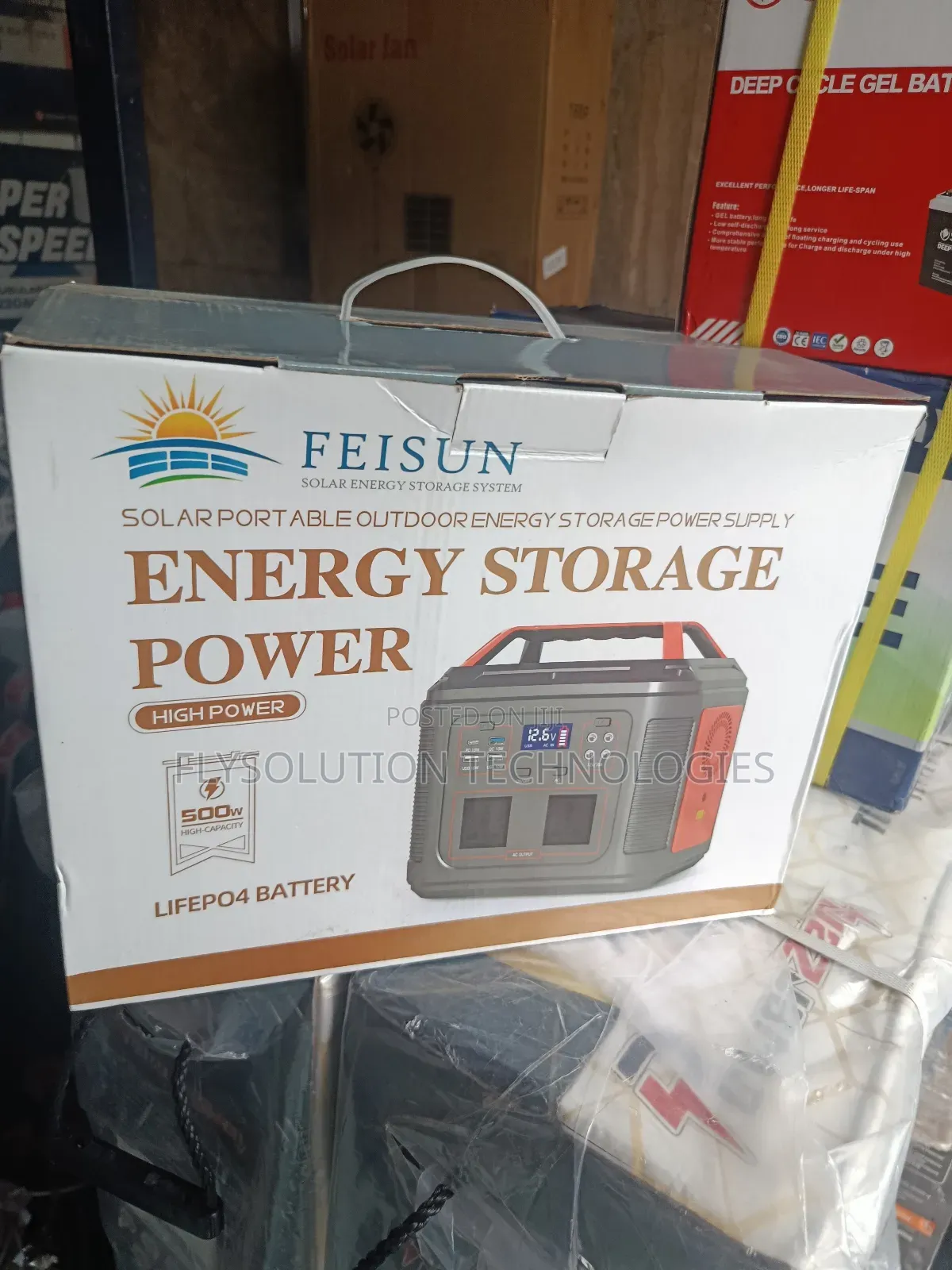 500w Portable Solar Generator Power Station With Solar Panel