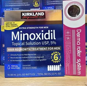 Kirkland Minoxidil Signature Derma Roller Hair Growth(Buy FRM 2 Pcs)