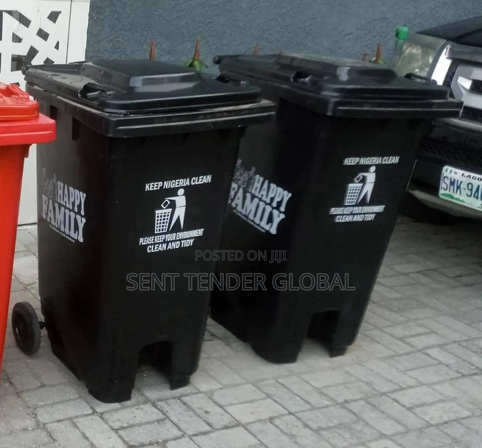 Touch Less Trash Containers