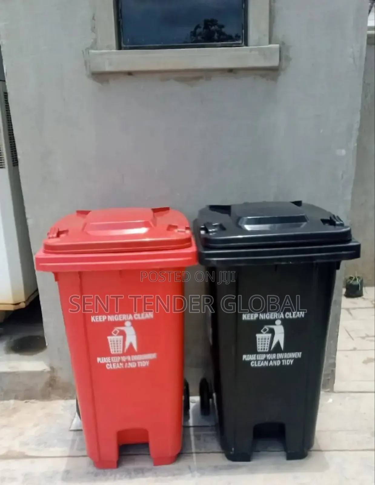 Touch Less Trash Containers