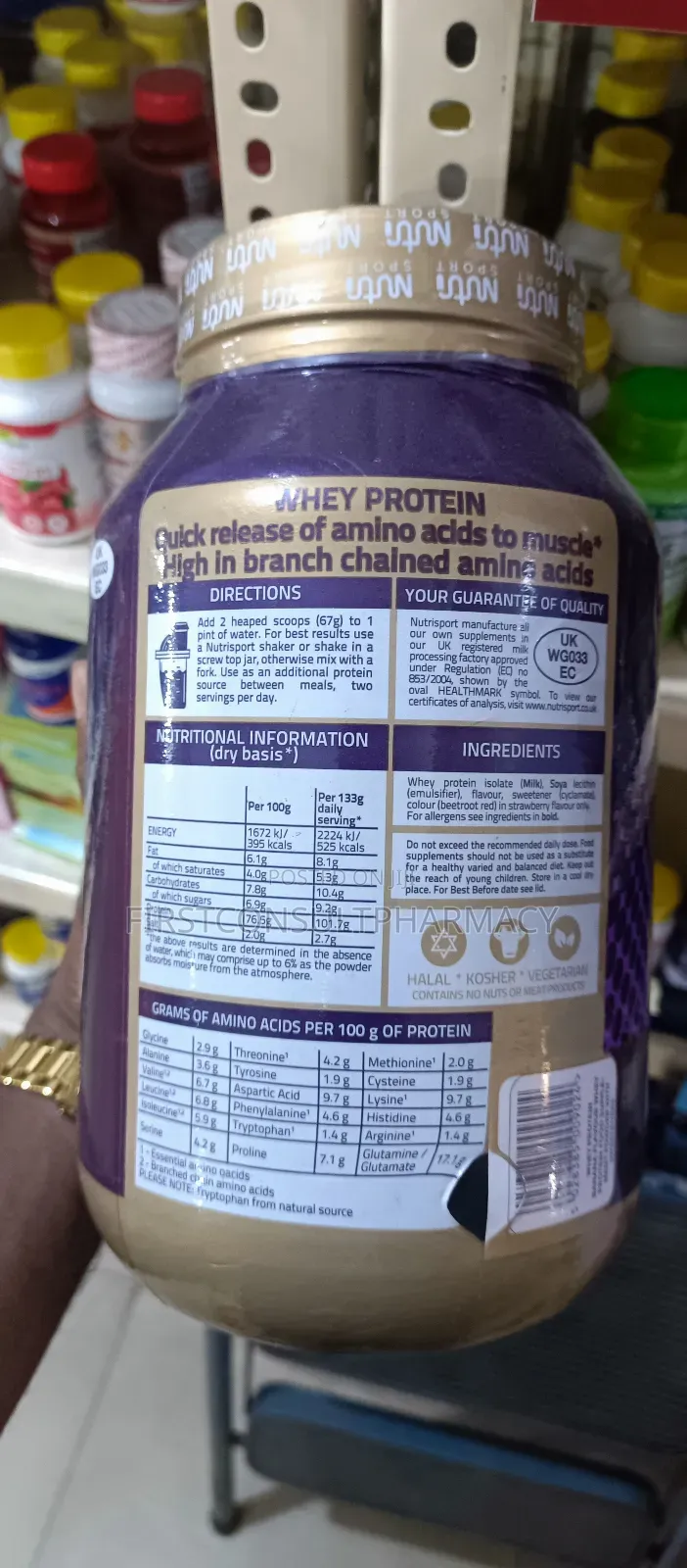 Nutrisport Whey Protein Isolate 1kg X