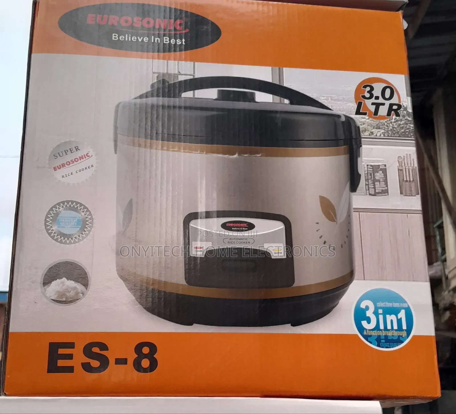 Eurosonic 3.0l Rice Cooker