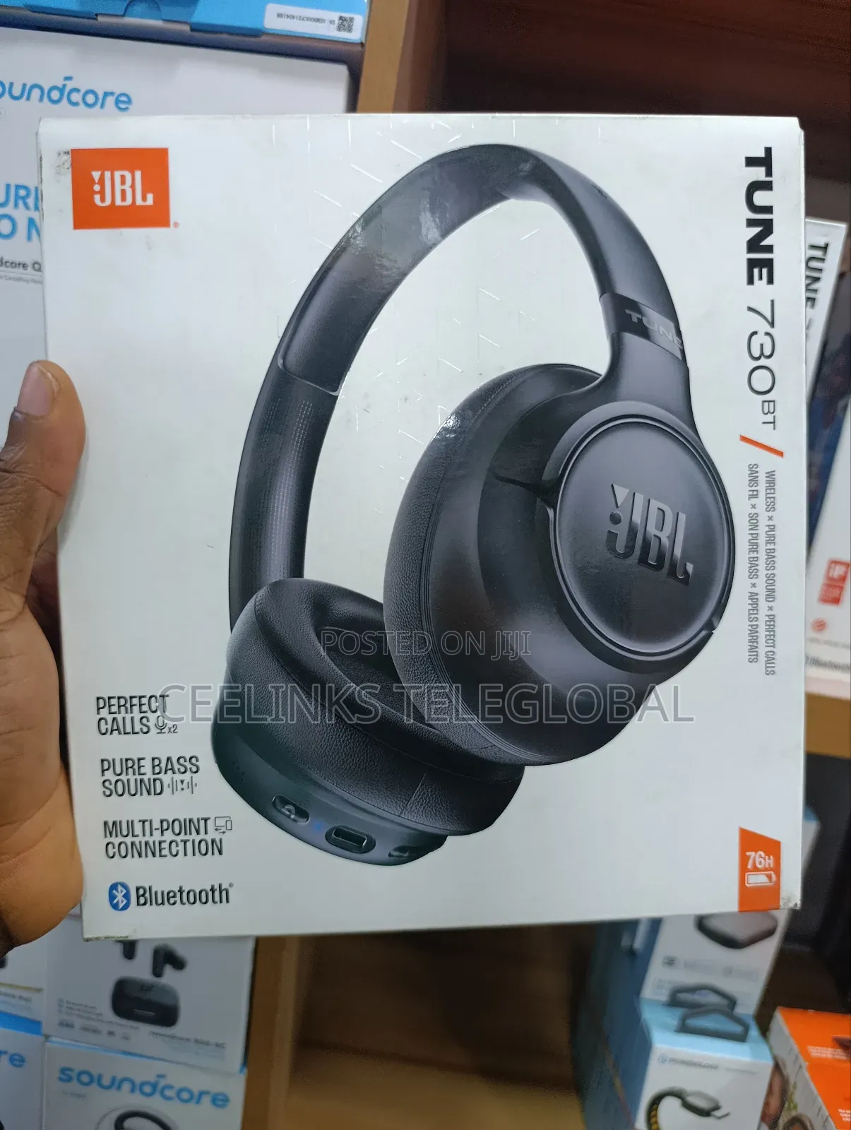 New Jbl Tune 730 Wireless Headphone