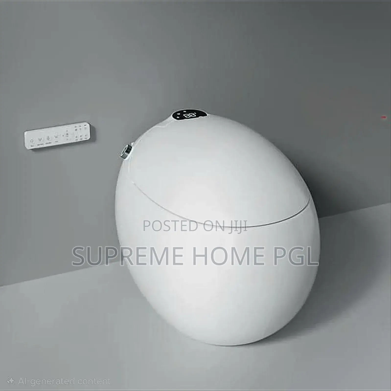 Sensor Egg Shape Smart Toilet