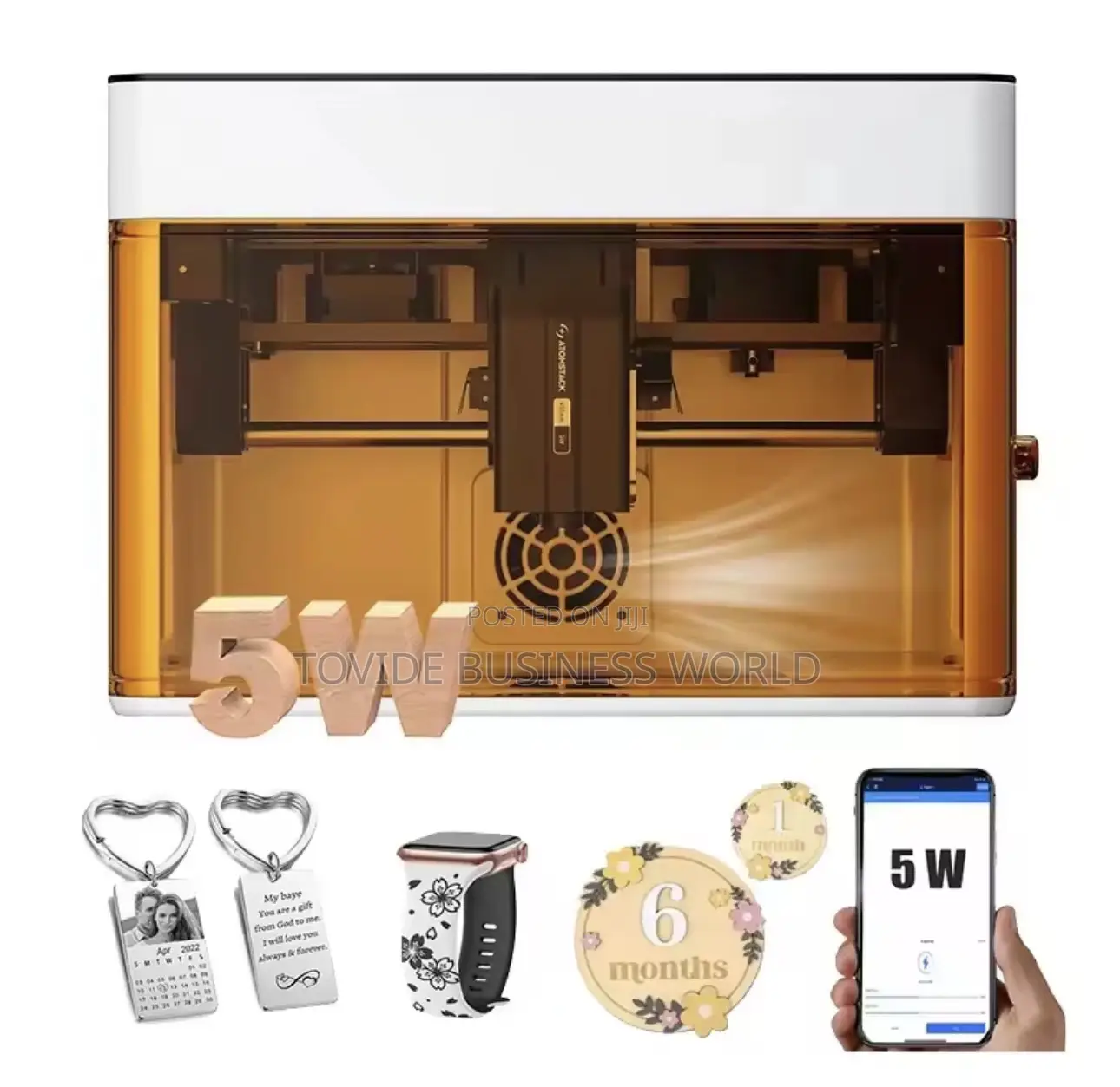 Atomstack P1 5w Laser Engraver Infrared Desktop Cutter Pc App Control