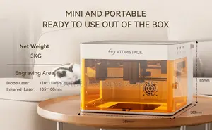 Atomstack P1 5w Laser Engraver Infrared Desktop Cutter Pc App Control