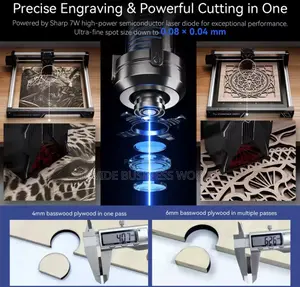 Atomstack Swift 12w Laser Engraver Cutter Diy 300×300mm Machine