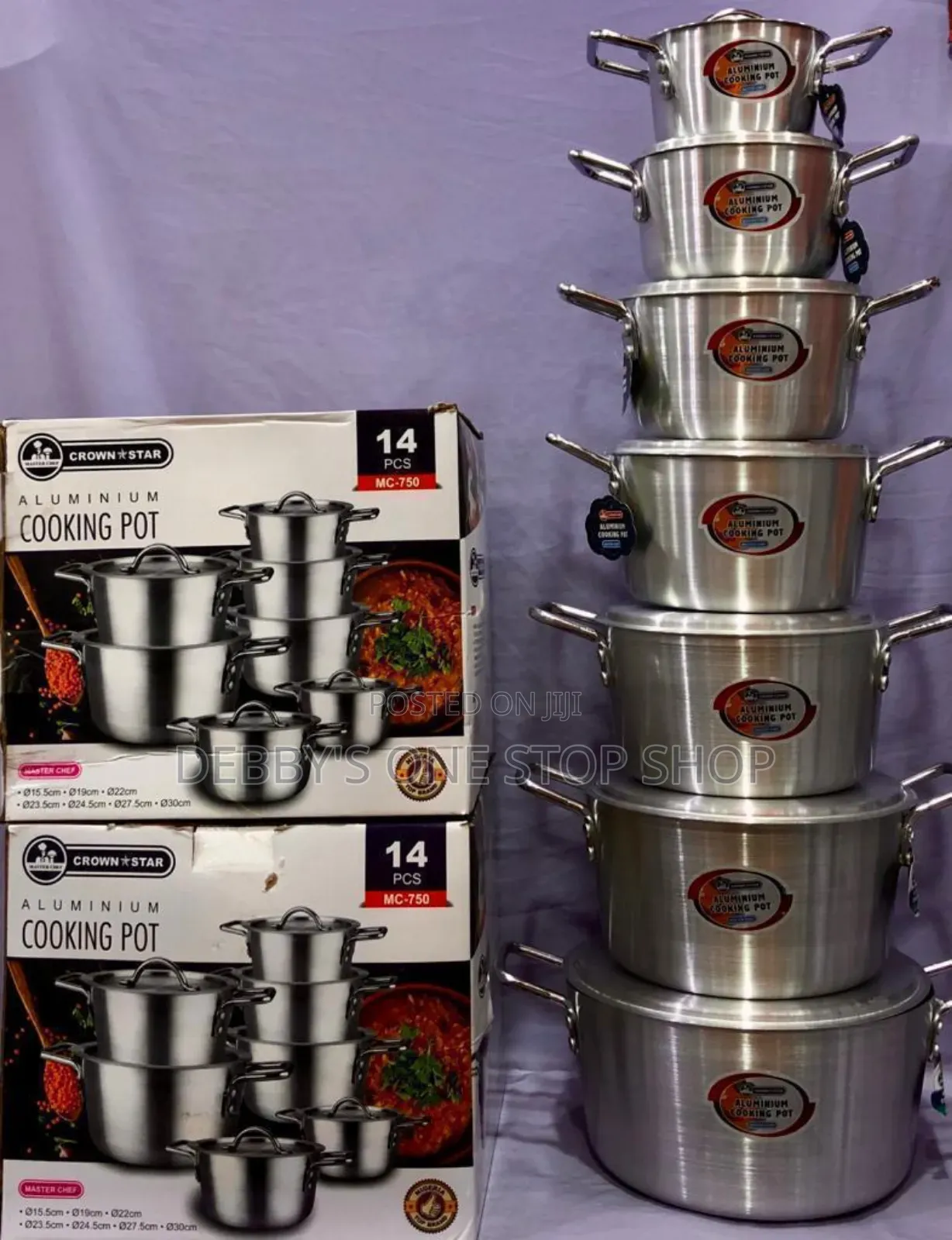 14 PCS Aluminium Cookware