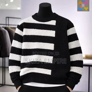 Men's Color-Block Ribbed Knit Sweater,