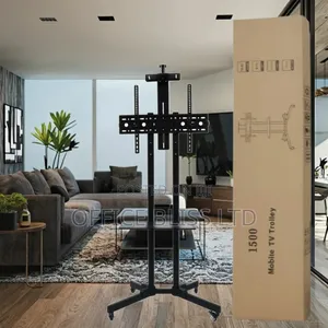 Mobile  Tv Cart On Wheels  32 - 65 Inches