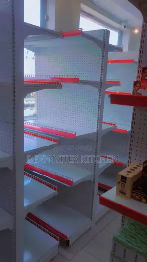 Red Supermarket Shelves