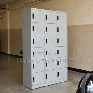 18-Doors Steel Worker Locker – Heavy Duty Metal Storage for Workers