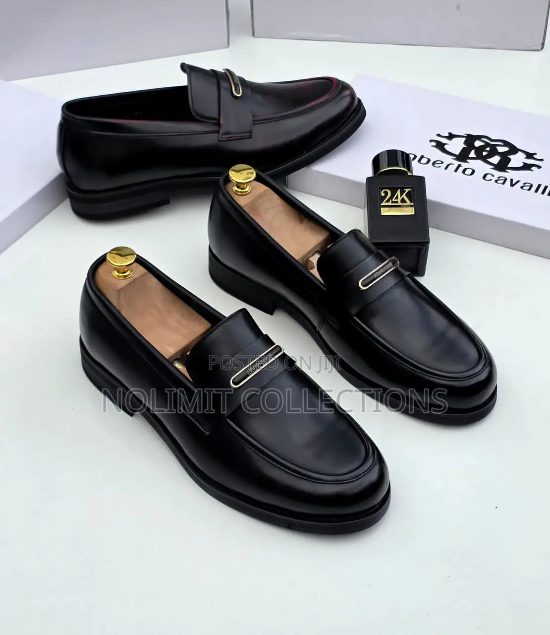 Robert Cavalli Leather Loafers