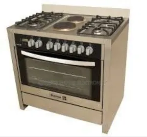 Scanfrost Gas Cooker 4gas Bunner and 2 Electric Cooker