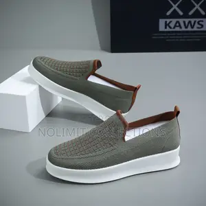 Kaws Men's Slip on Sneakers